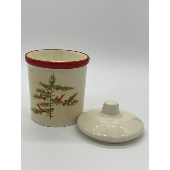 Hallmark Cinnamon Christmas Holiday Winter Candle w/Lid 6" Tall - Picture 3 of 4